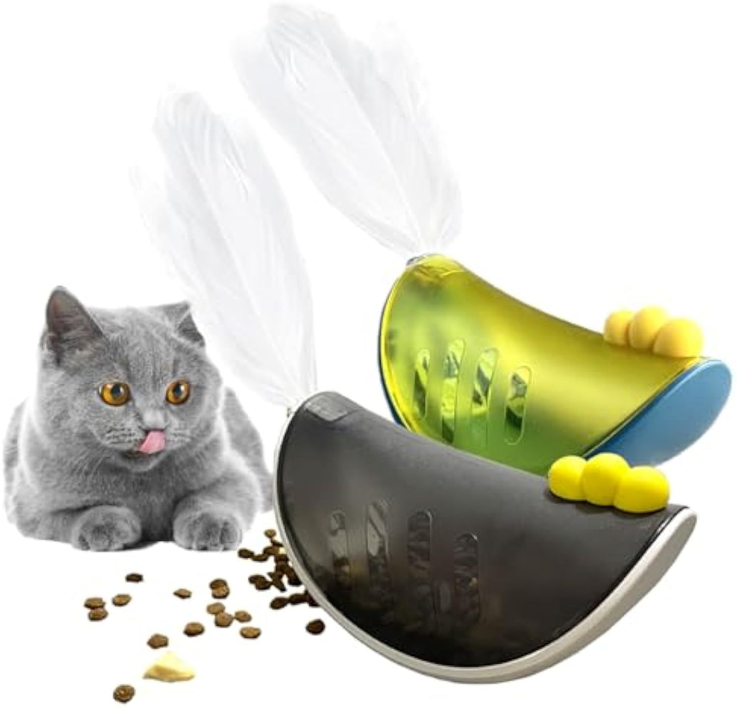 Cat Catnip Toys Cat Puzzle Toys Tumbler Interactive Cat Toys For Indoor Cat Puzzle Feeder Funny Kitten Treats